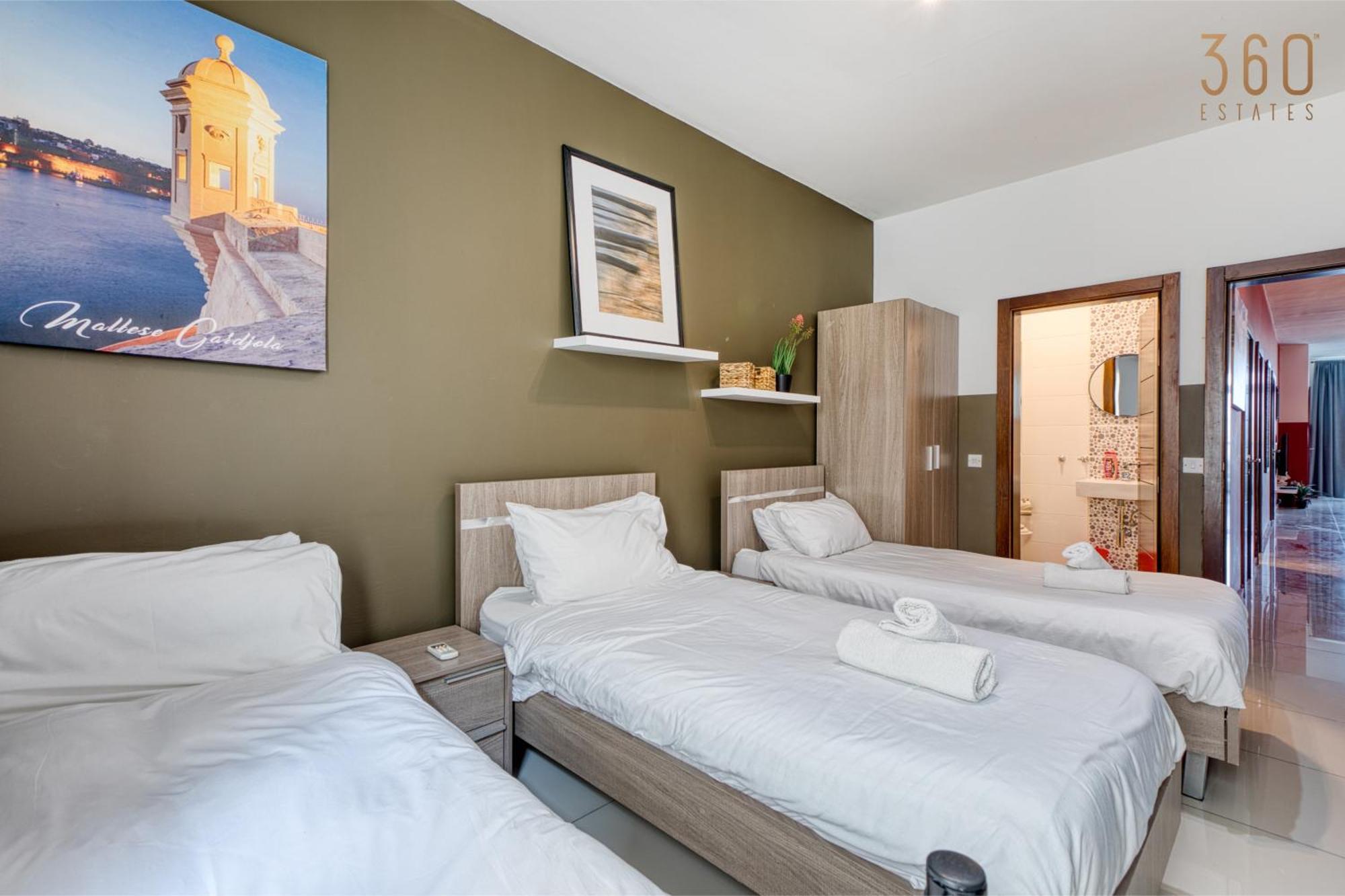 A Lovely 3 Bedroom, 3 Baths Home In The Centre Of Gzira By 360 Estates ภายนอก รูปภาพ
