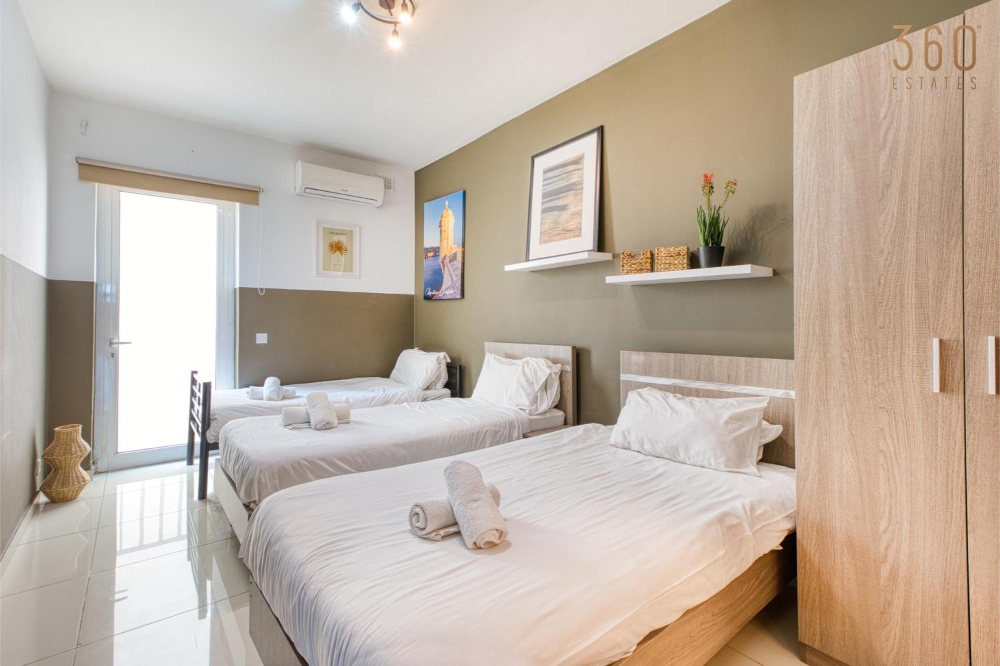 A Lovely 3 Bedroom, 3 Baths Home In The Centre Of Gzira By 360 Estates ภายนอก รูปภาพ